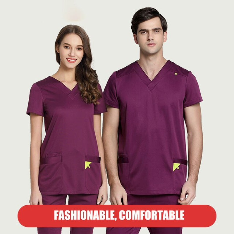 New Medical Uniform Short/Long Sleeved  Scrub Set