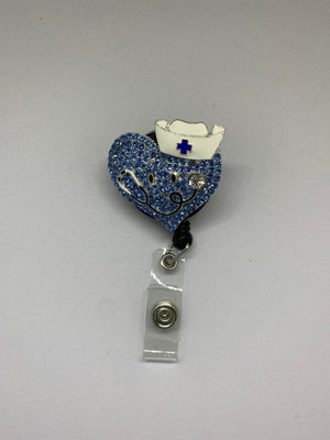 Rhinestone I.D badge holder