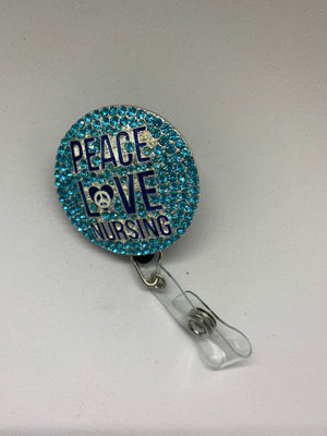 Rhinestone I.D badge holder