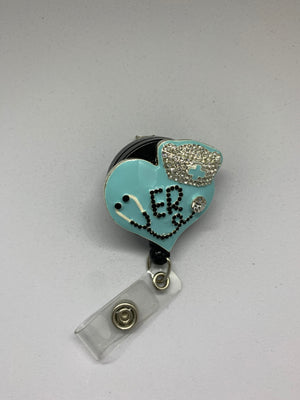 Rhinestone I.D badge holder