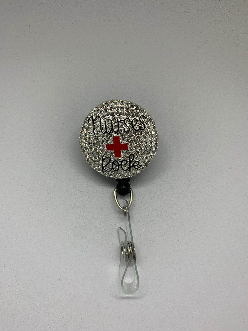 Rhinestone I.D badge holder