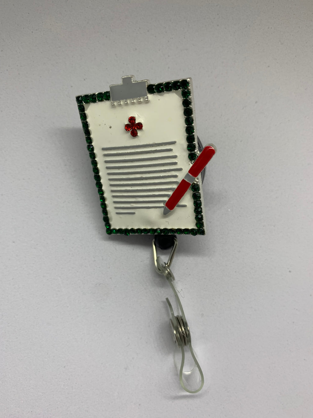 Rhinestone I.D badge holder