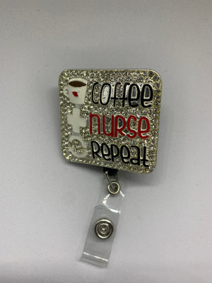 Rhinestone I.D badge holder