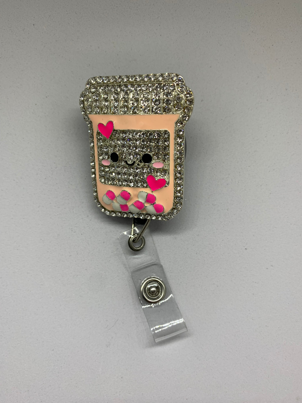 Rhinestone I.D badge holder