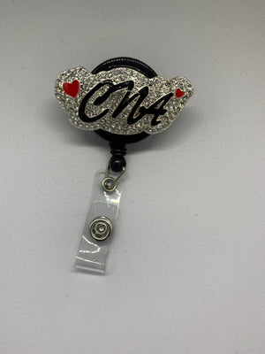 Rhinestone I.D badge holder