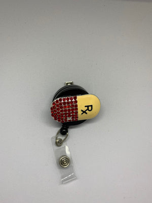 Rhinestone I.D badge holder