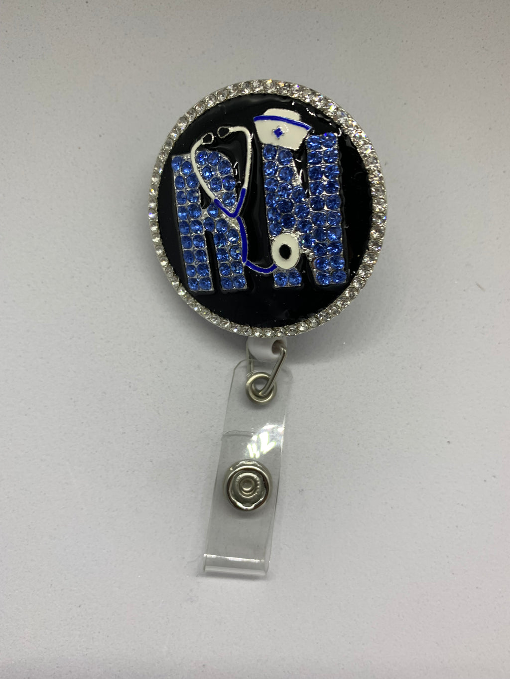 Rhinestone I.D badge holder