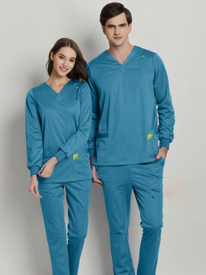 New Medical Uniform Short/Long Sleeved  Scrub Set