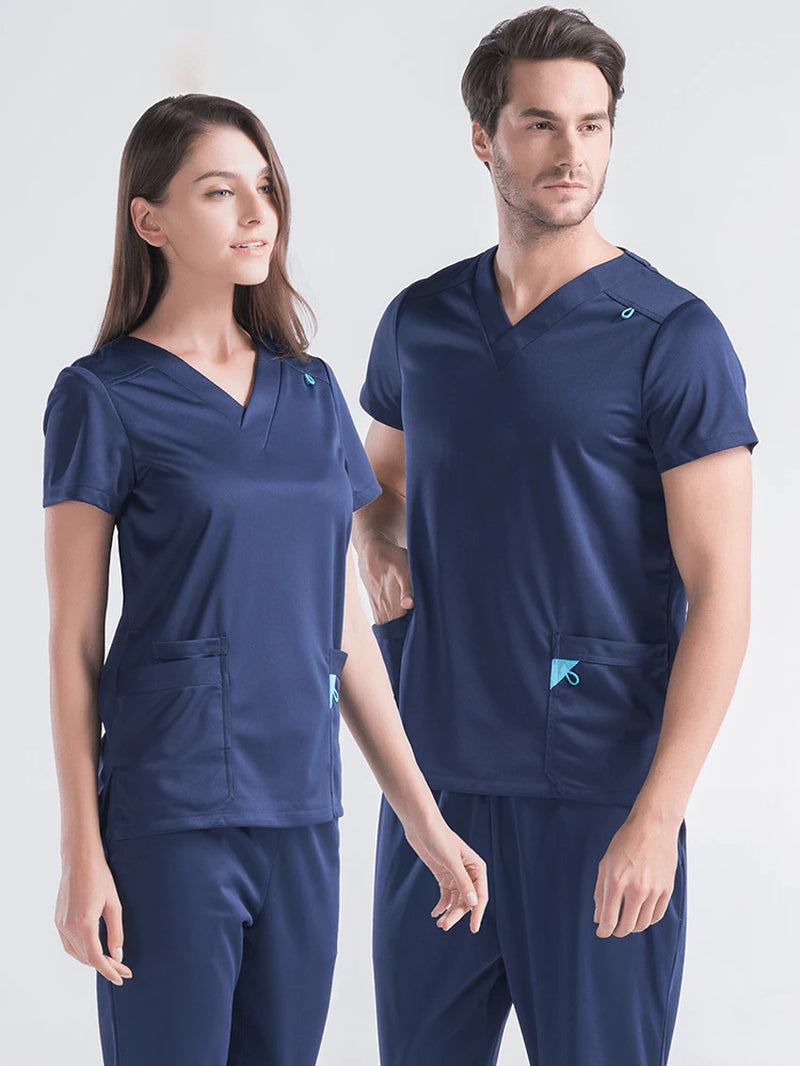 New Medical Uniform Short/Long Sleeved  Scrub Set