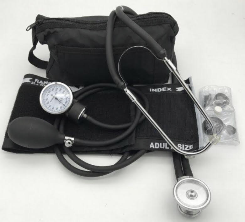 Sphygmomanometer with Stethoscope