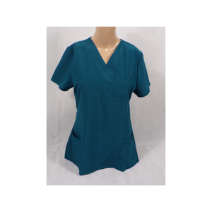 Poly Viscose Stretch Scrub Top