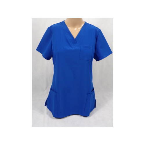 Poly Viscose Stretch Scrub Top