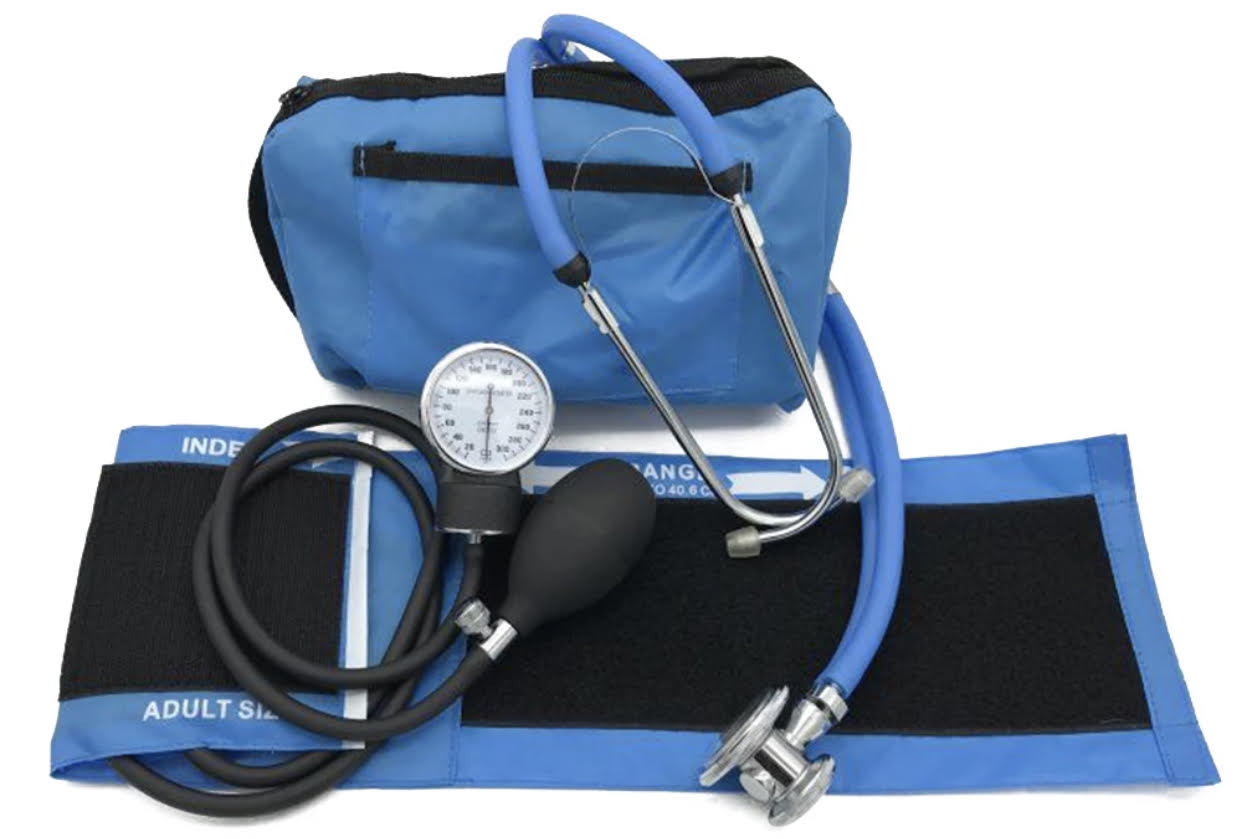 Sphygmomanometer with Stethoscope