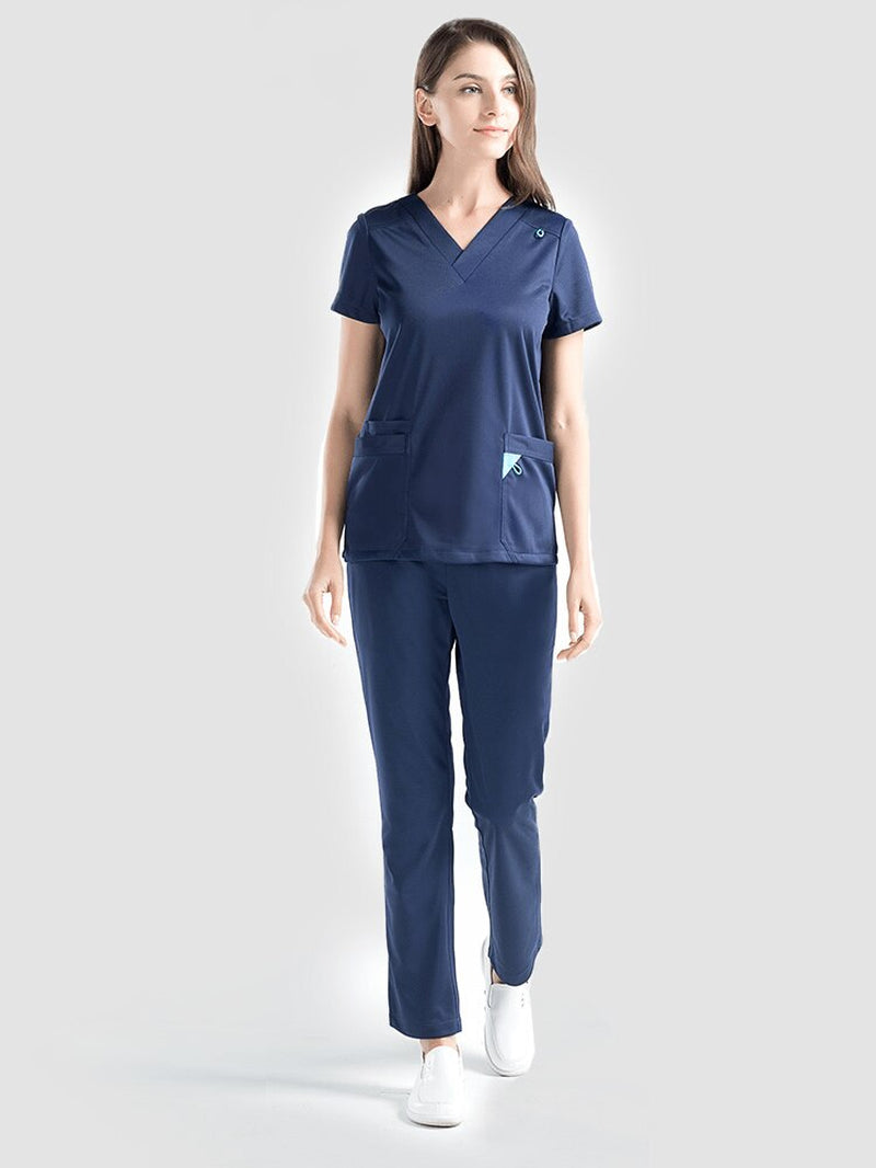 New Medical Uniform Short/Long Sleeved  Scrub Set