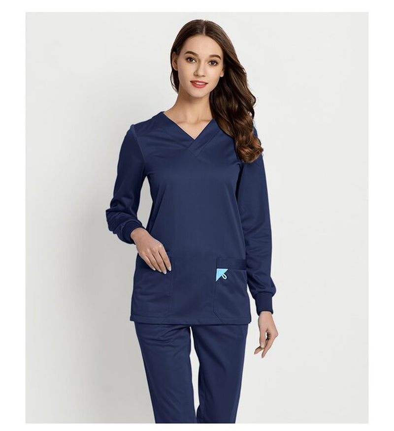 New Medical Uniform Short/Long Sleeved  Scrub Set