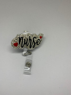 Rhinestone I.D badge holder