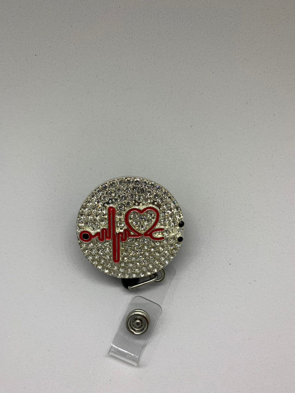 Rhinestone I.D badge holder