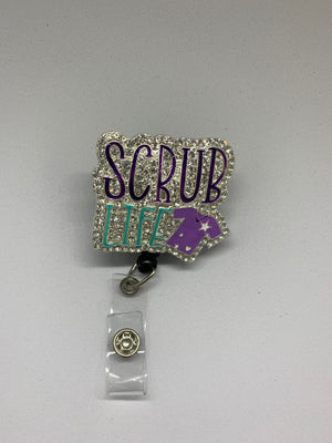 Rhinestone I.D badge holder