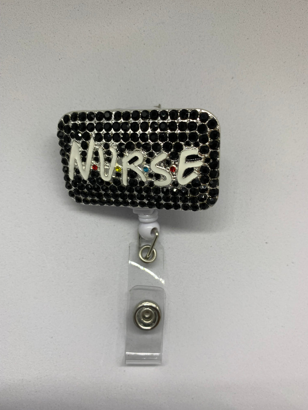 Rhinestone I.D badge holder