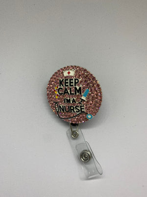 Rhinestone I.D badge holder