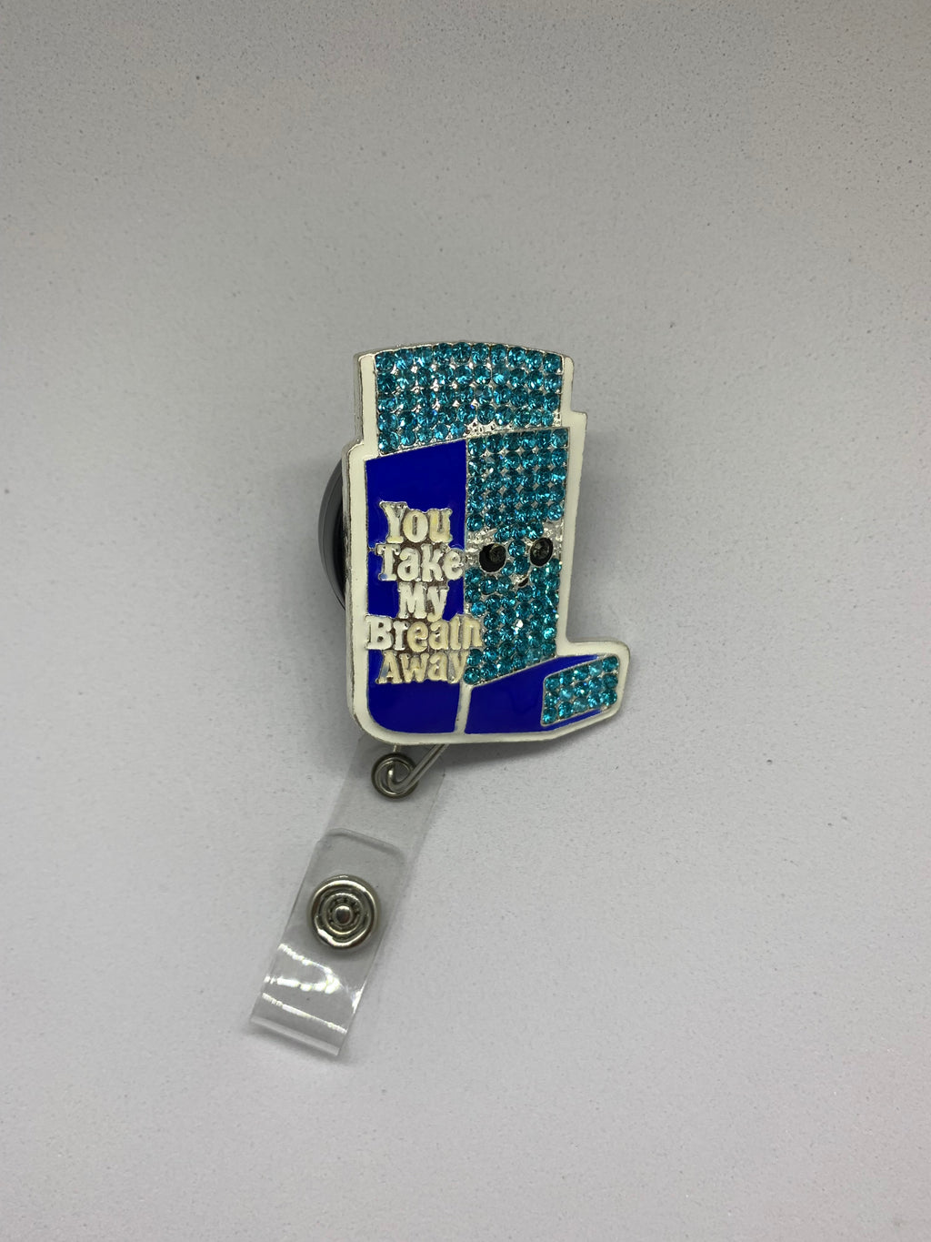 Rhinestone I.D badge holder