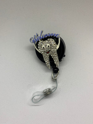 Rhinestone I.D badge holder