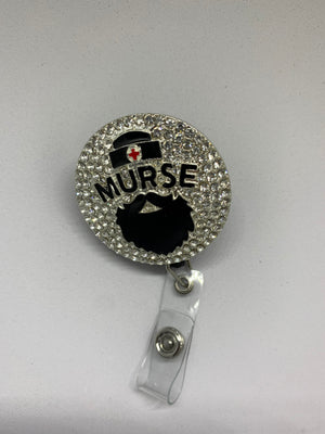 Rhinestone I.D badge holder