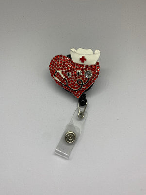 Rhinestone I.D badge holder