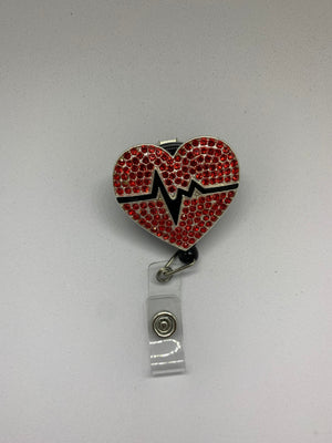 Rhinestone I.D badge holder