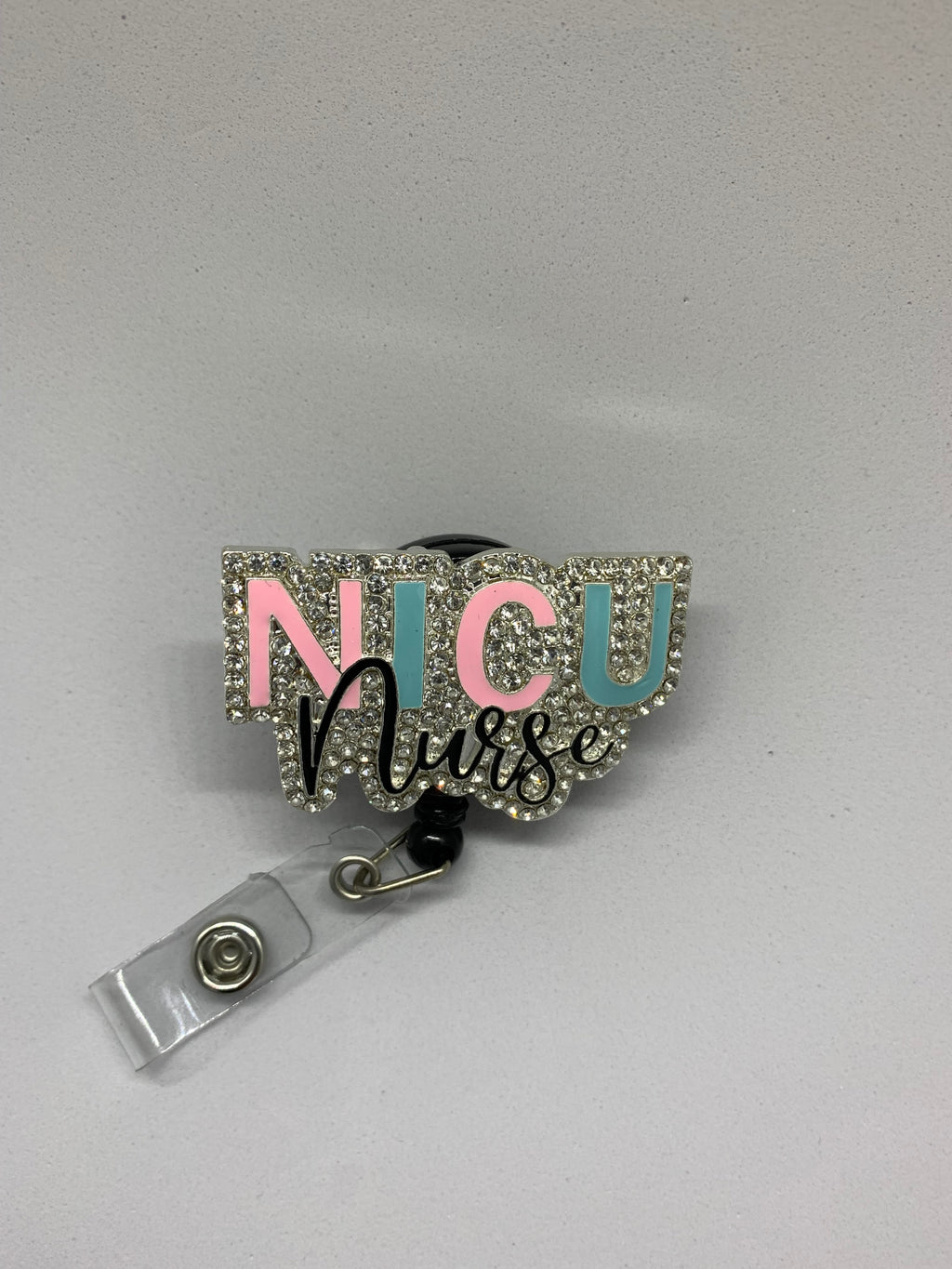 Rhinestone I.D badge holder