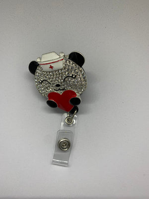 Rhinestone I.D badge holder